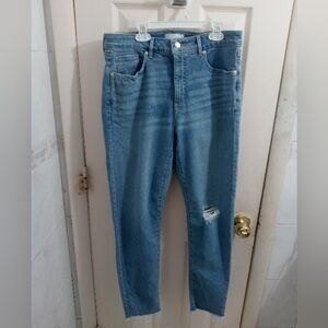 Loft Curvy Skinny Light Wash Jeans Size 30/10